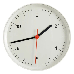 Nástěnné hodiny Wall clock White 26,5 cm