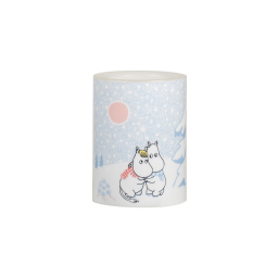 LED svíčka Moomin Let It Snow 10 cm