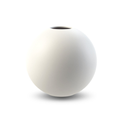 Guľatá váza Ball White 20 cm