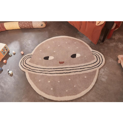                             Vlnený detský koberec Planet 116 cm                        