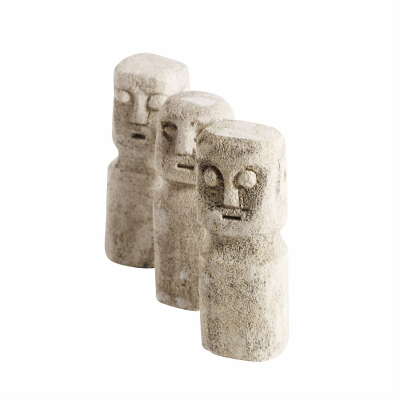                             Kamenné sošky Raw sculptures set 3 ks                        