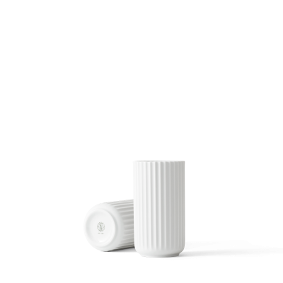                             Porcelánová váza Lyngby bílá - 15 cm                        