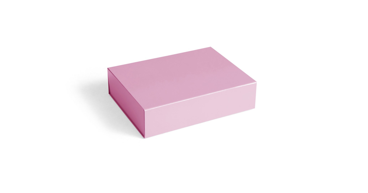 Úložný box Cardboard Storage Light Pink 33 x 25 cm Elarte
