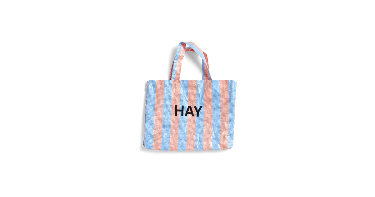 Hay candy stripe shopper hotsell