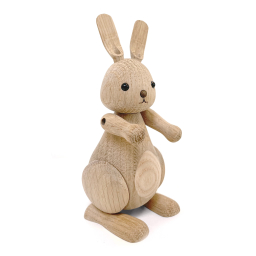 Dřevěný zajíček Bunny Natural Oak