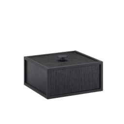 Úložný box Frame Black Ash 14x14 cm