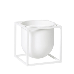 Květináč Kubus Flowerpot White 14 cm