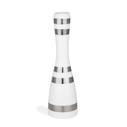 Keramický svícen Omaggio Silver 24 cm