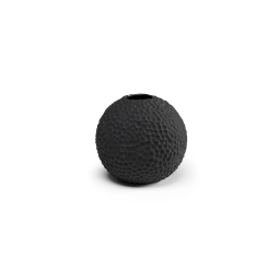 Kulatá váza Kaia Black 15 cm