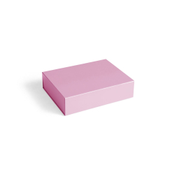 Úložný box Cardboard Storage Light Pink 33 x 25 cm