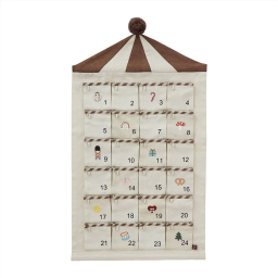 Adventní kalendář s kapsičkami Christmas Brown