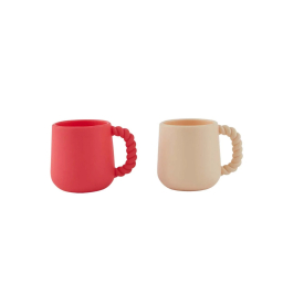 Silikonové hrnečky Mellow Cherry Vanilla set 2 ks