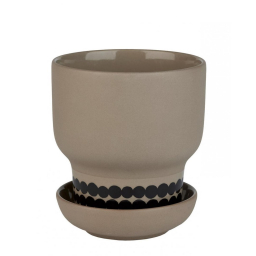 Květináč Siirtolapuutarha Herb Pot Brown 9,5 cm
