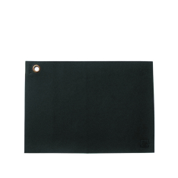 Kožené prostírání RA Black 43x30 cm