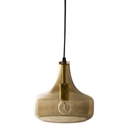 Závěsná lampa hnědá