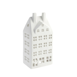 Keramický svícen domeček Storstaden nr 2 White