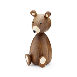 Dřevěný medvídek Papa Bear Walnut