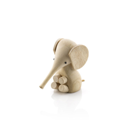 Dřevěné slůně Baby Elephant Natural