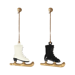 Vánoční plechová ozdoba Ice Skates - set 2 ks
