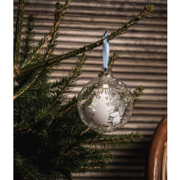 Sklenená vianočná ozdoba Moomin Christmas Tree 9 cm