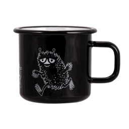 Smaltovaný plecháček Stinky Black 3,7 dl