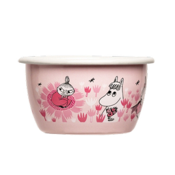 Smaltovaná miska Moomin Girls Pink 3 dl