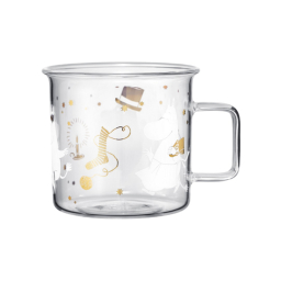 Skleněný hrnek Sparkling Stars 3,7 dl