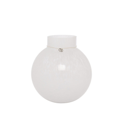 Skleněná váza Ernst White 22 cm