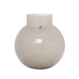 Skleněná váza Ernst Beige 25 cm