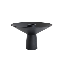 Kovový svícen Uma Candlestick Black