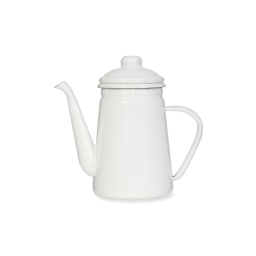 Smaltovaná konvička Coffee Pot Warm White 1,1 l