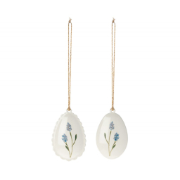 Velikonoční ozdoba Easter Egg Blue - set 2 ks