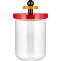 Skleněná dóza 100 Collection Alessi 1 l Red