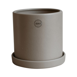 Keramický květináč s podmiskou Grow Pot Dust 13 cm