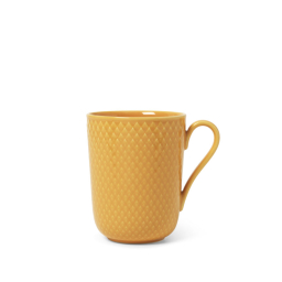 Porcelánový hrnek Rhombe Yellow 330 ml