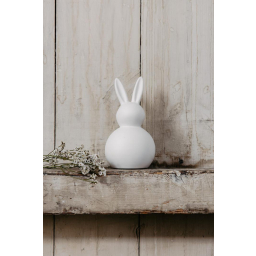 Veľkonočné dekorácie zajačik Tore White 15 cm