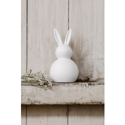 Veľkonočná dekorácia zajačik Tore White 18 cm