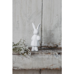 Velikonoční dekorace zajíček Ester White 12 cm