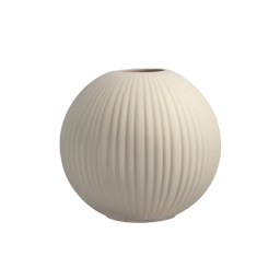 Keramická váza Vena Stripes Beige 22 cm