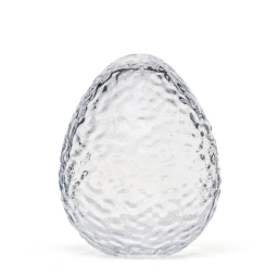 Skleněné velikonoční vajíčko Gry Clear 16 cm