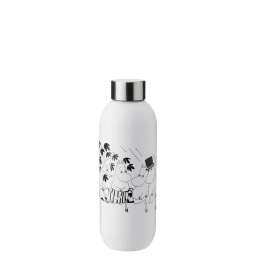 Nerezová láhev Keep Cool Moomin Soft White 750 ml