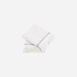 Bavlněné ručníky Grey Stripes 60x40 cm - set 2 ks