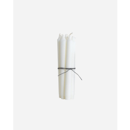 Biele sviečky Candles White - set 5 ks