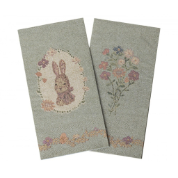 Velikonoční ubrousky Lapin de Green Rose - 20 ks 