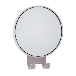 Kovové zrcátko se dvěma háčky Light Grey