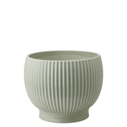 Keramický květináč Knabstrup Ripple Mint 18 cm