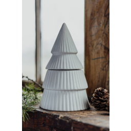 Vánoční dóza Skogsvik White 19 cm