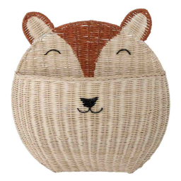 Ratanový nástěnný úložný box Gerti 47x44 cm