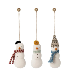 Vánoční ozdoba Snowman - set 3 ks