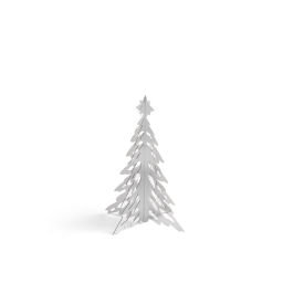Kovový stromeček Pinetree Silver 15 cm
